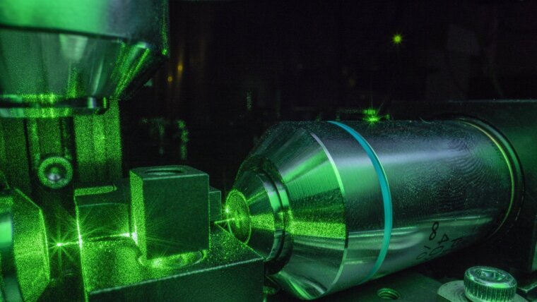 Fiber optical lab of the Eilenberger research group