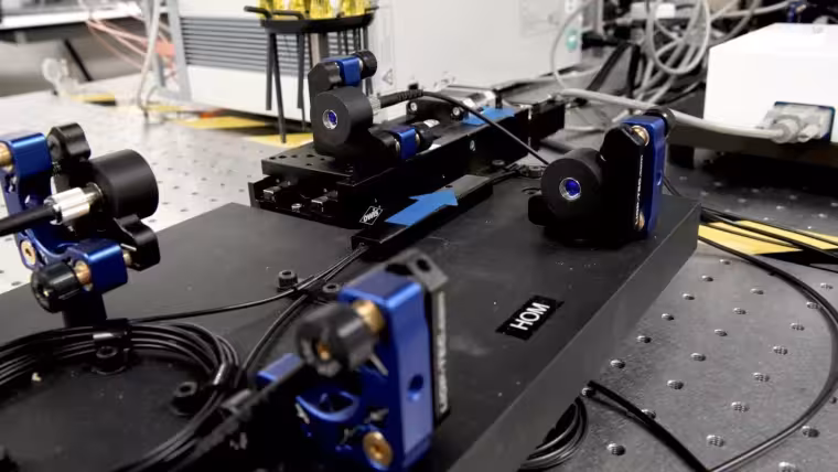 Quantum interference experimental setup