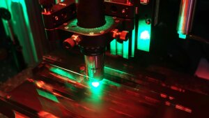 Femtosecond laser-inscription of waveguiding structures in glass.