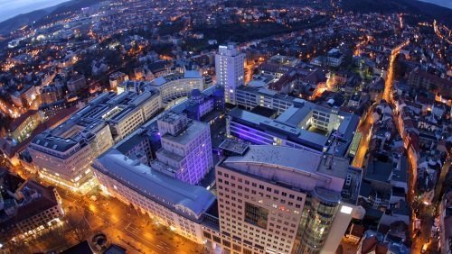 Campus by night