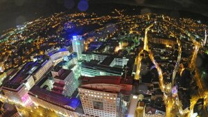 Nocturnal Jena from bird's eye view.