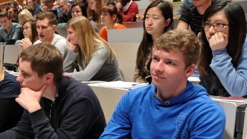 Central lecture hall at the University Jena.