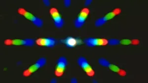 Diffraction spectrum of light